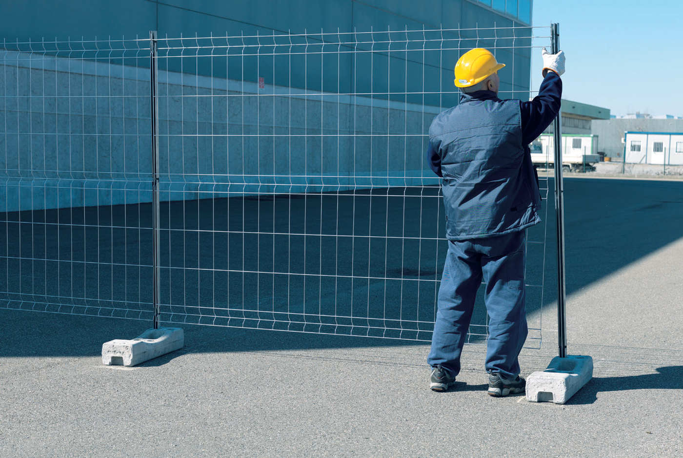 Temporary fencing for construction sites and roadworks Mobiclic